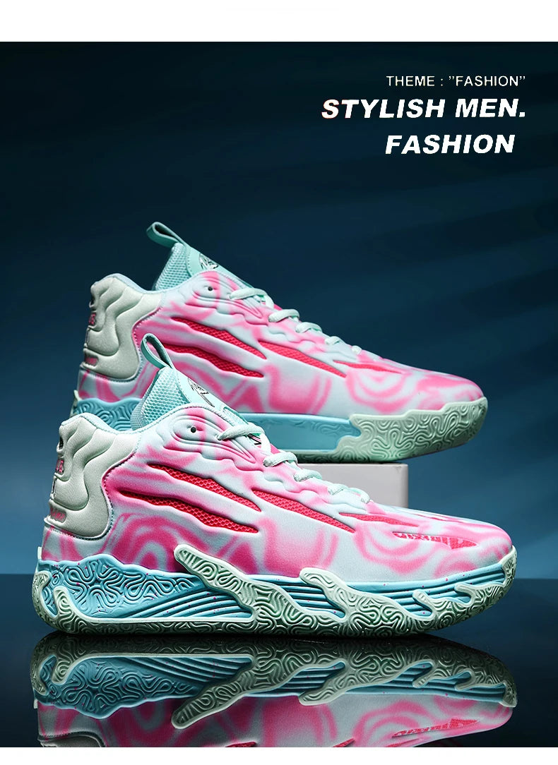 Three Ball Three Generation Lamelo Ball MB.01 Basketball Shoes Men's Actual Combat Cushioned Low-Top Sneakers Cushioned Rebound