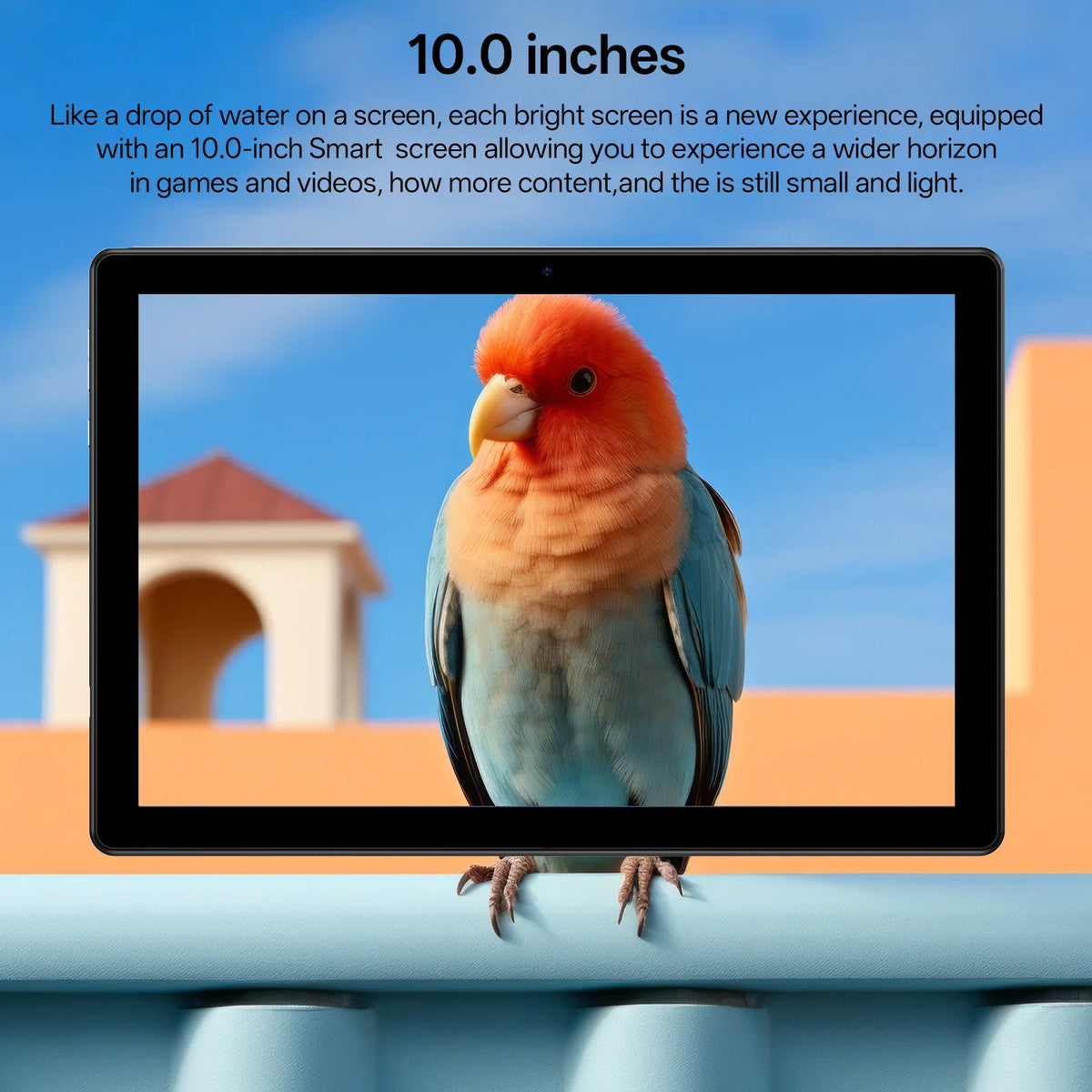 2026 Model Tablet | Brand New Android 16 | 10.0-inch Display | 12GB (3GB+9GB Virtual) RAM + 64GB ROM | Dual Cameras | 6,000mAh