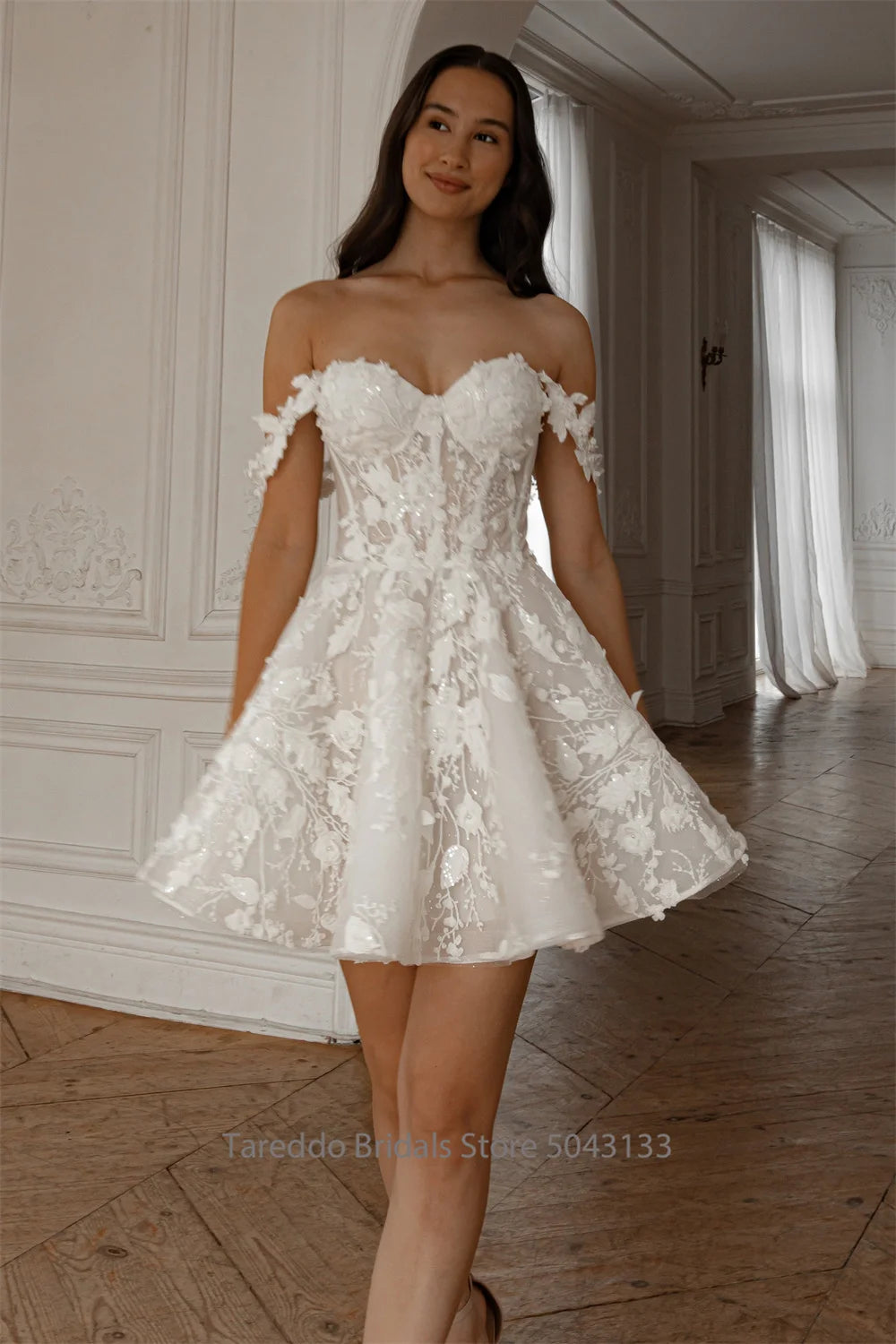 Customized Detachable Spaghetti Straps Wedding Dress 2 in 1 Lace Skirt Satin Ball Gown for Bride casamento Dress