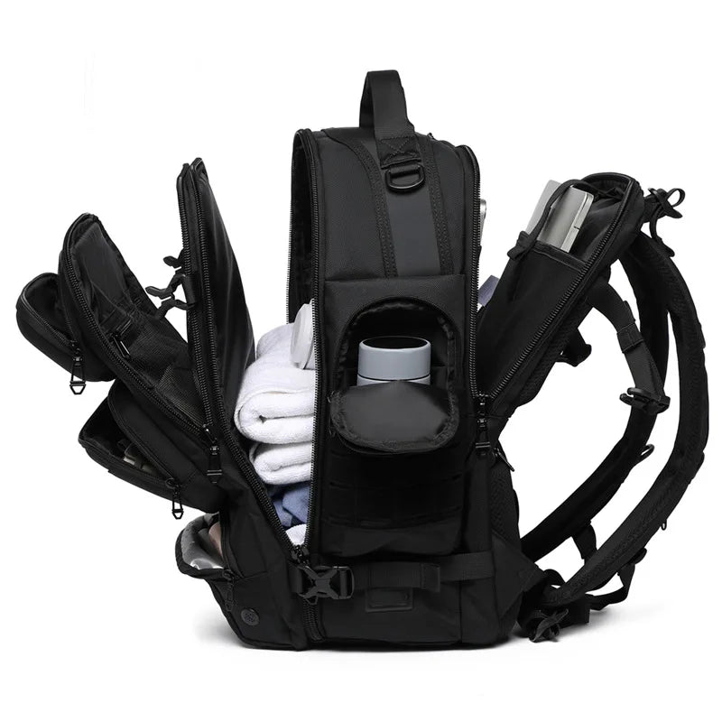 Men Travel Backpack Bag School Bag Men Oxford Backpack with Shoes Compartment 15.6 Inch Laptop Backpack for Men Rucksacks Bags