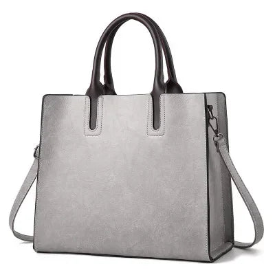 Large Capacity Women's Casual Tote Bag Women Leather Handbags Ladies Square Shoulder Bag Bolsas Femininas Fashion Crossbody Bag