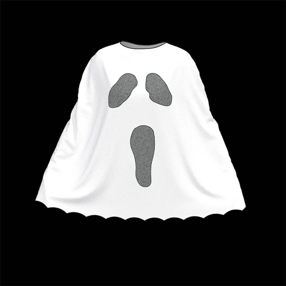 Clothing Prop Halloween Cosplay Cape Loose Spider Net Ghost Hooded Cloak Pumpkin Fun Interaction Witch Cosplay Cloak