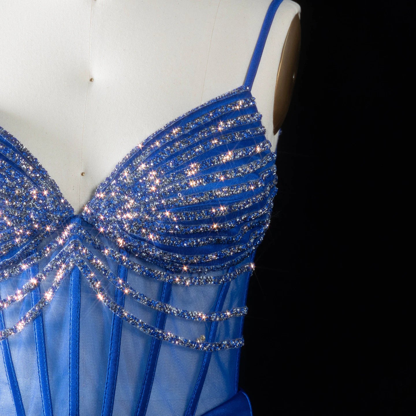 Sharon Said Women' s Luxurious Evening Party Dress 2026 Beaded Satin Elegant Wedding Party Gowns with Side Slit SH095 Customized