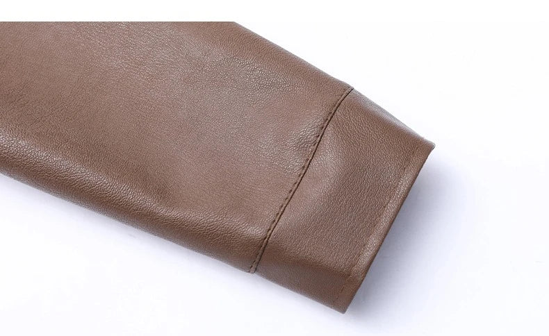 Loose Fit Leather Jacket: Comfortable, Versatile, and Flattering on Every Body Type Windproof and Waterproof Men's Jacket
