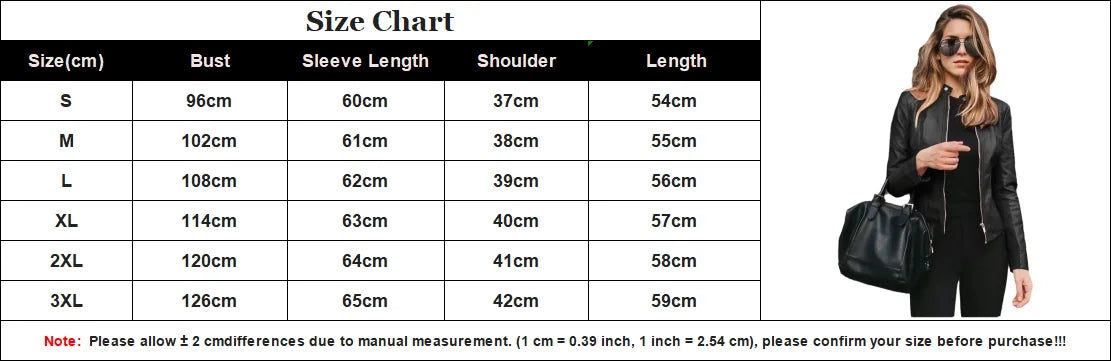 2024 Autumn Winter Women Bike Coat PU Leather Outwear Zipper Outfit Wome Fashion Female Large Size Slim Street Jacket Coat