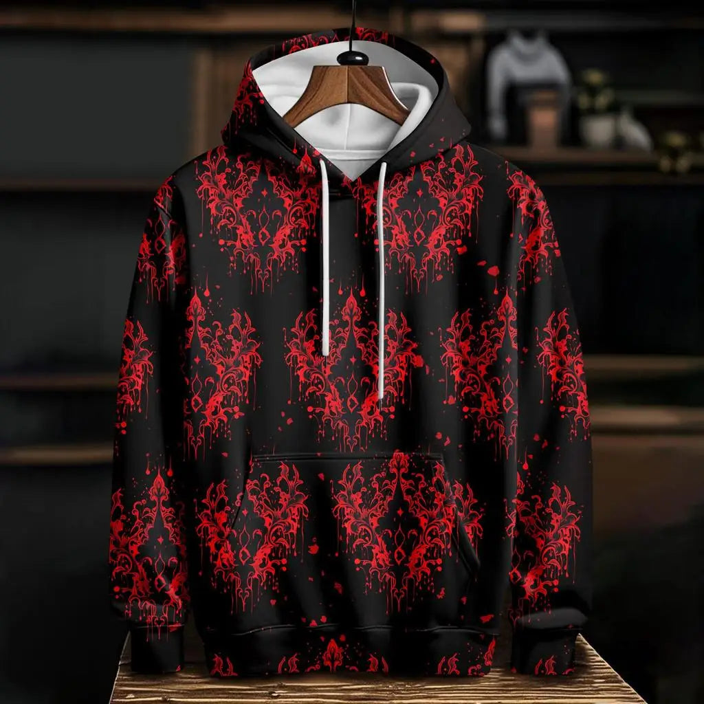 Halloween Horror Blood 3D Print Hoodies Men's Women Casual Hooded Sweatshirt Harajuku Pullover Tracksuit Unisex Coat Clothing
