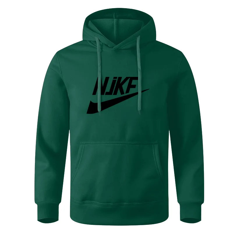 New autumn and winter men's and women's fleece hoodies for foreign trade, casual sports, fashionable men's hoodies