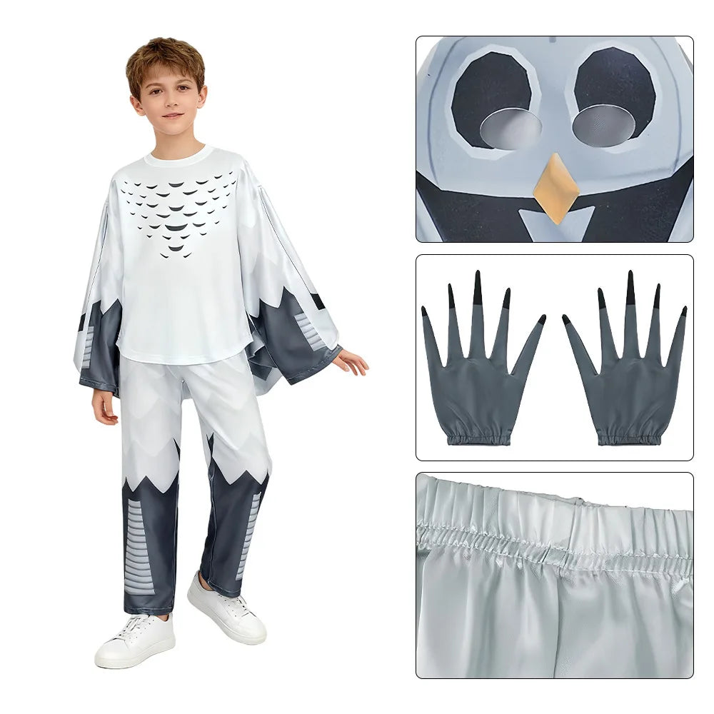 99 Nights In The Forest Deer Costume Fnaf Horriable Halloween owl  party Costume for Adult Kid Nightmare Reindeer Christmas Gift
