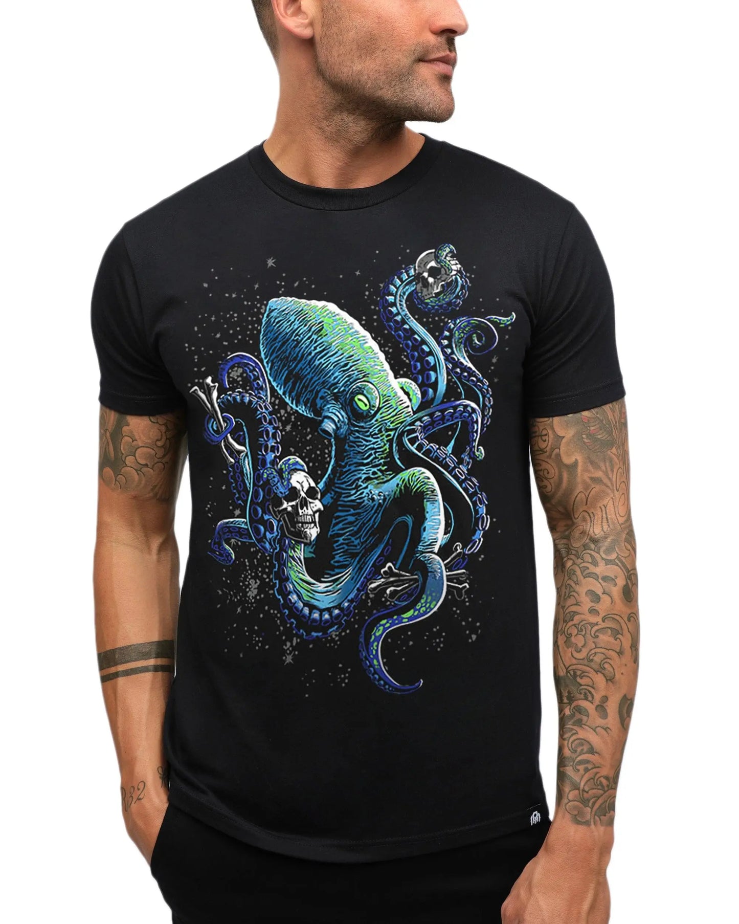 INTO THE AM Graphic Tees for Men S - 4XL Premium Short Sleeve Colorful T-Shirts Trippy Astronaut Designs High Quality 50988