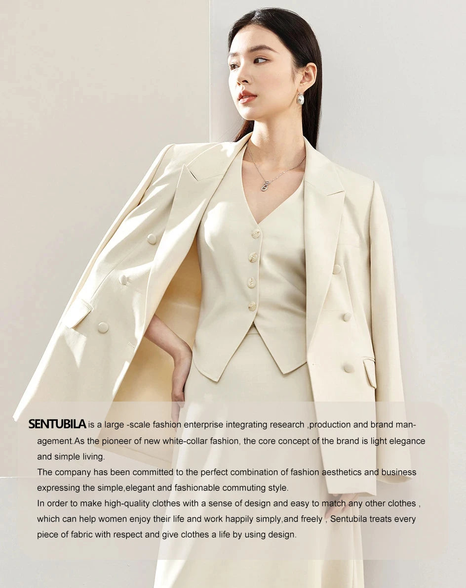 SENTUBILA Women Stand Collar Short PU Leather Jacket 2026 Autumn Winter Ladies Zipper Windproof Cropped Pu Jacket  W51G80160