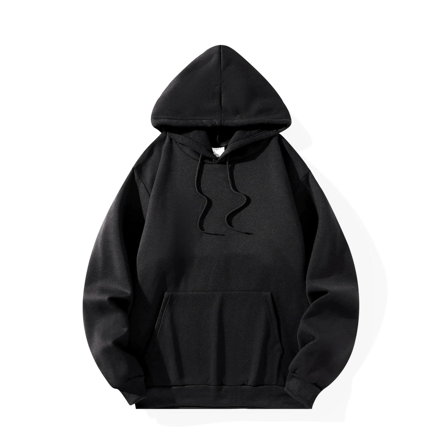 Solid Color Sports Casual Hoodies Men Women Spring Autumn Fleece Warm Sweatshirts Hip Hop Streetwear Fashion Loose Pullover Tops