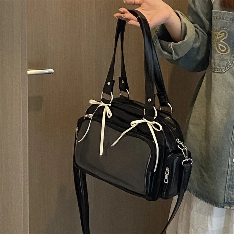 Anime Two-Dimension Japanese Uniform Bag Jk Shoulder Bag Large Capacity Crossbody Versatile Badge Display Bag Doll Itabag Purse