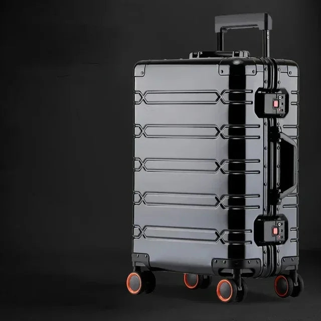 A Luxurious 29-inch Aluminum-magnesium Alloy Suitcase/bag, Perfect for Students, with Ample Space. Ships From The EU.