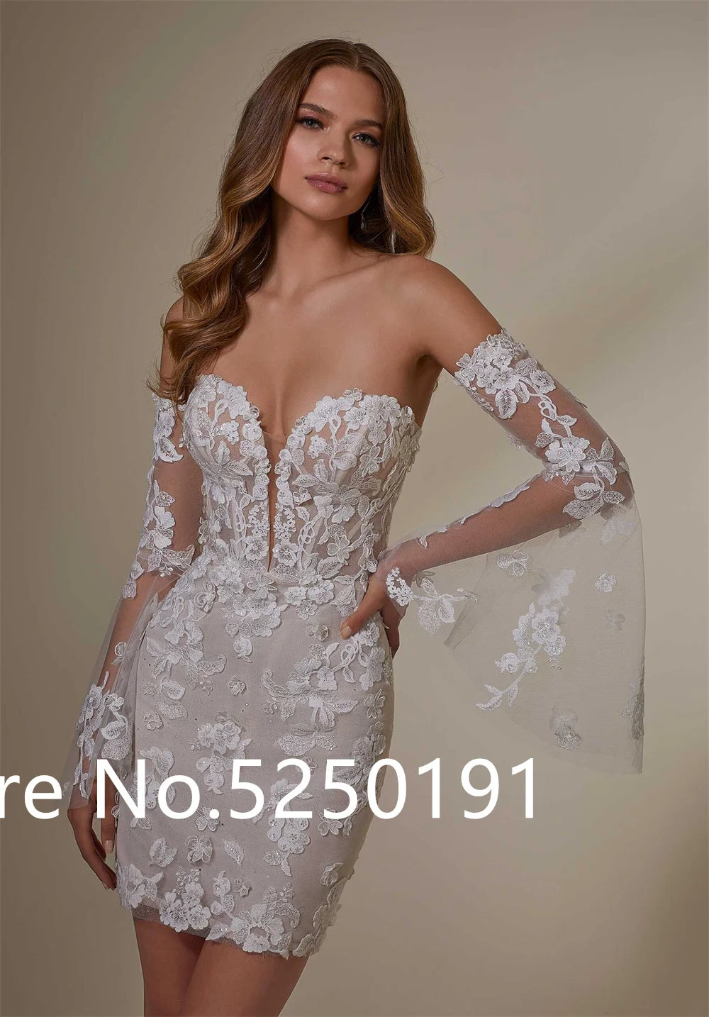Popular Sweetheart Full Lace Short Shearth Wedding Dresses With Detachablt Train 2 In 1 Bridal Grown 2024 Rode De Morrie