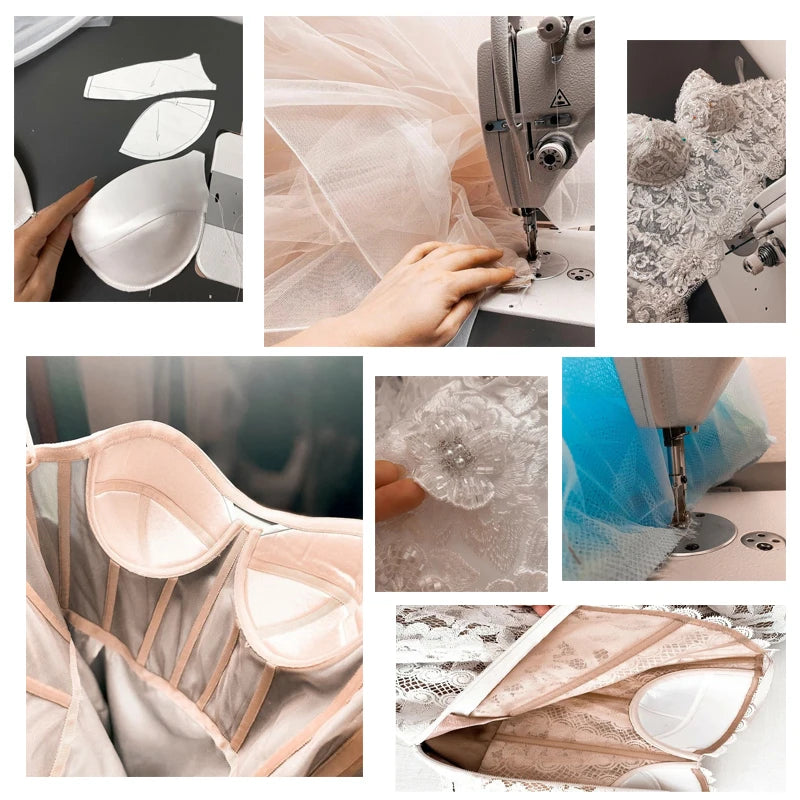 LORIE A-line Strapless Wedding Dress vestidos de novia فساتين سهرة Elegant Princess Wedding Gown Customized 2025