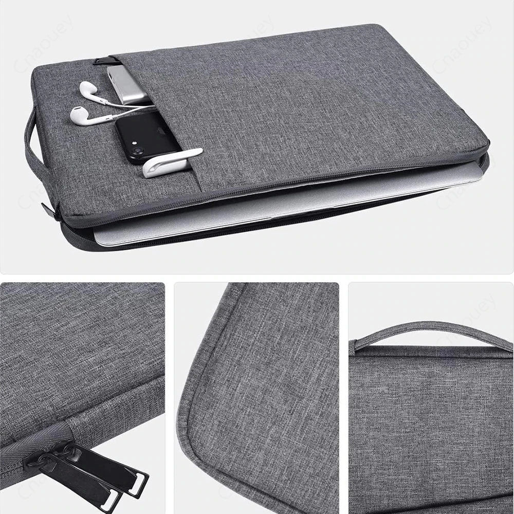 Laptop Sleeve for MacBook Pro Air Xiaomi Huawei HP Dell Lenovo 11 14 15.6 Inch Notebook Case Cover Handbag