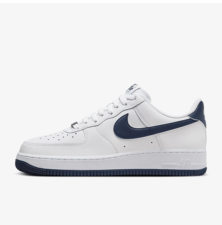 Nike official authentic Air Force 1 07 men's casual wear-resistant board shoes FJ4146-104
