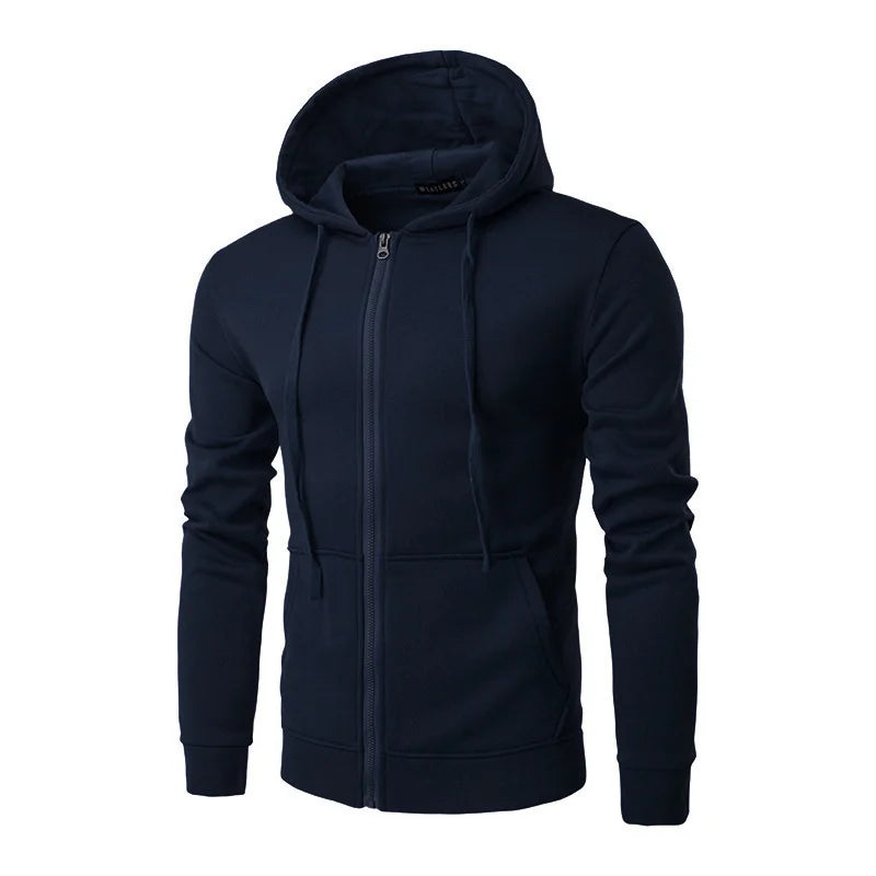 spring autumn Men Sweatshirts Long Sleeve Hoodie Zipper cardigan Male/woman Hoodies Sweatshirt Slim Fit Hoodie Male Clothing