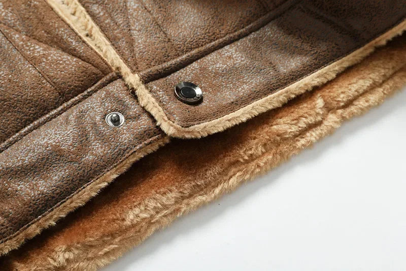 Brand Slim Genuine Leather Bomber Jacket Business Men Leather Flights Jacket Warm Pilot Coats High Quality Leather Jackets men