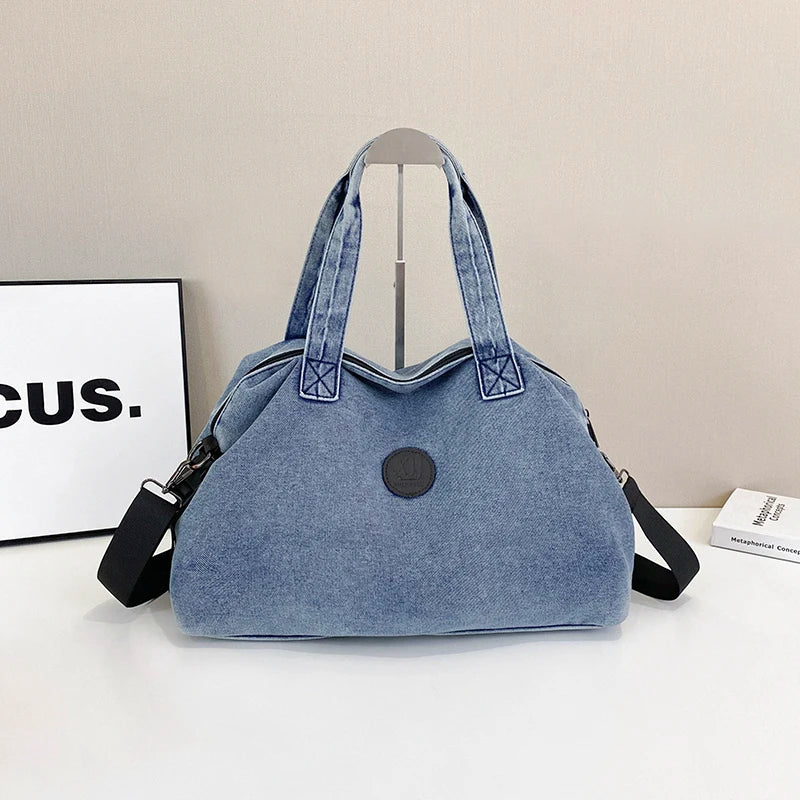 Fashion Big Denim Handbag Women Bag Lady Shoulder Messenger Bags Jeans Luxury Female Large Capacity Travel Tote bags