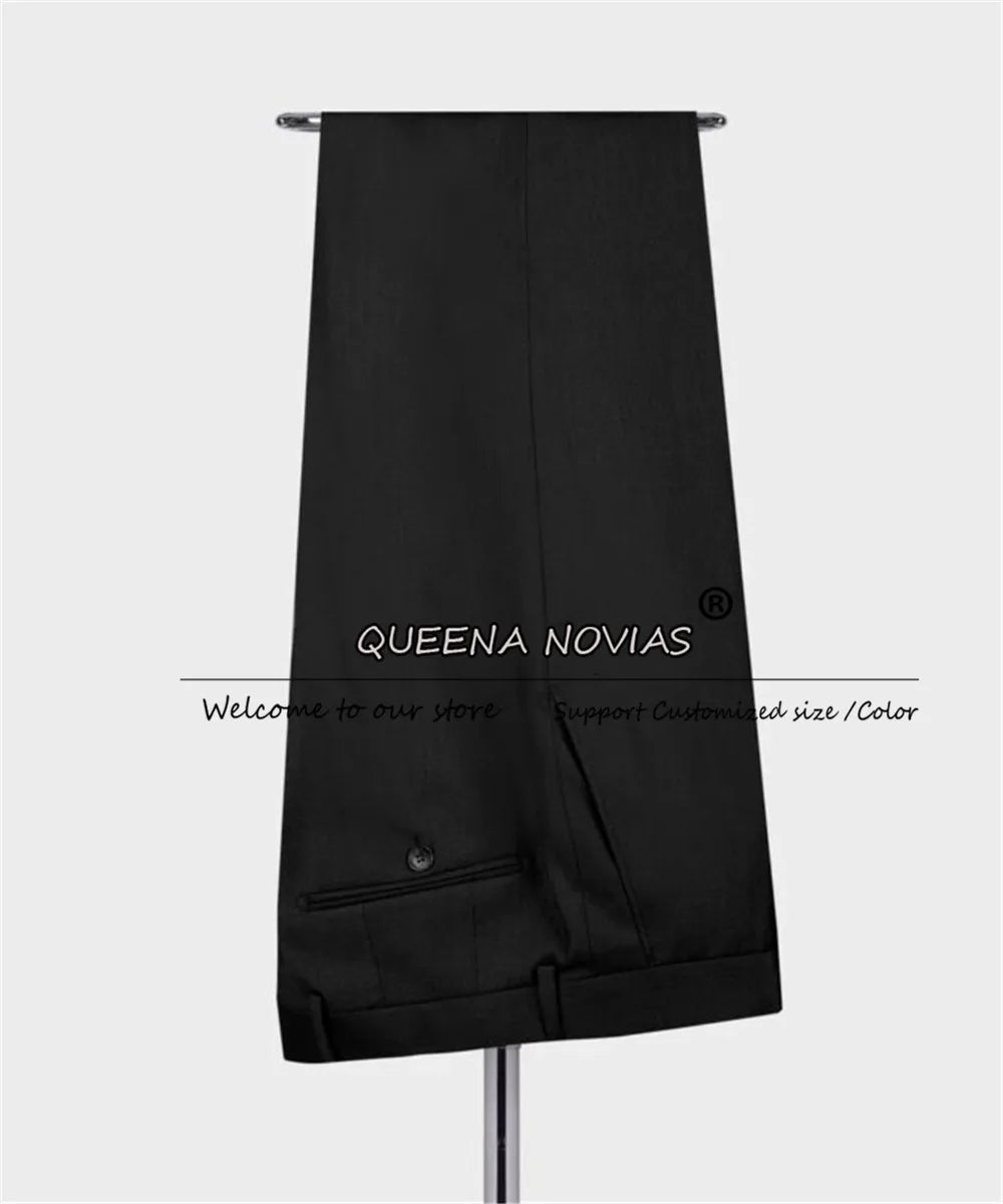 Exclusive Jewelry Stones Suits Men With Long Cape Customized Single Breasted Prom Blazer Outfit Man Banquet Groom Wedding Tuxedo