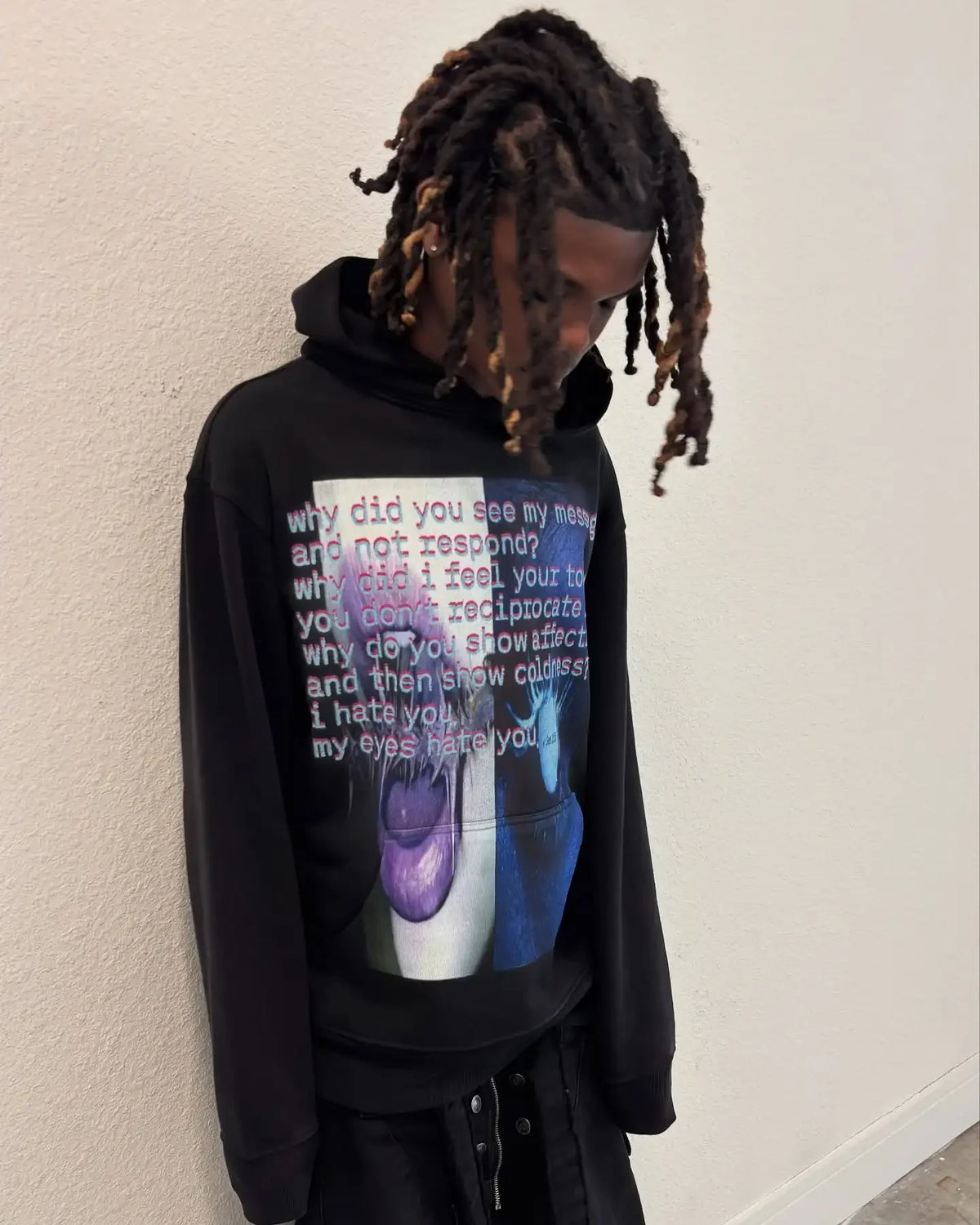 Vintage Embroidery Print Hoodies Women Grunge Sweatshirt Tops Streetwear Harajuku Gothic Y2k Style Hoodie Women Clothing