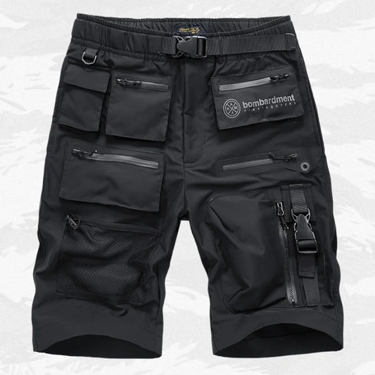 Multi-pocket Tactical Function Cargo Shorts Summer Mens Clothing Y2K High Street Punk Style Techwear Quick-dry Pants pantalone