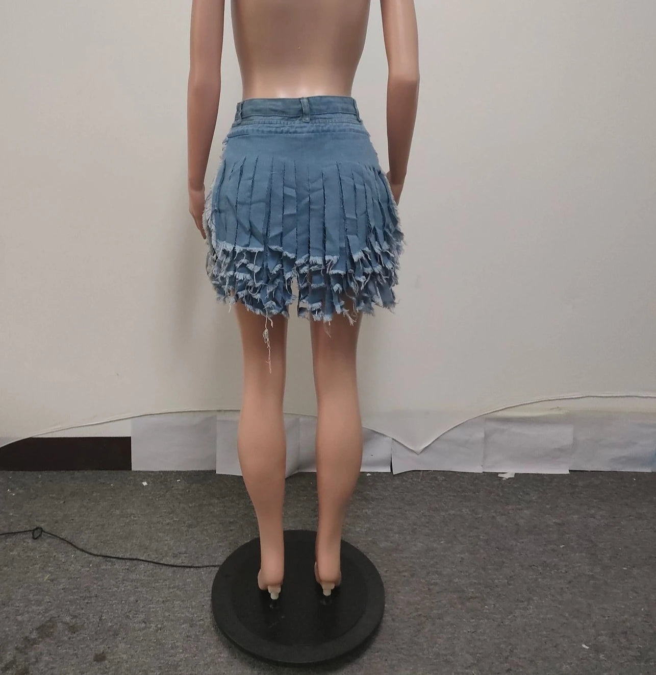 Rag Fringed Jeans Shorts Women