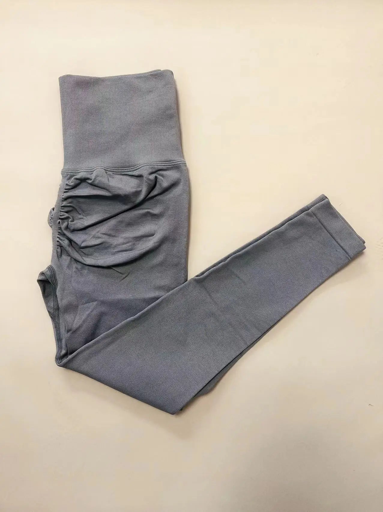 Women High Waist Scrunch Gym Leggings Butt Elastic Solid Workout Yoga Running Tights Casual Outdoor Sports Training Leggins