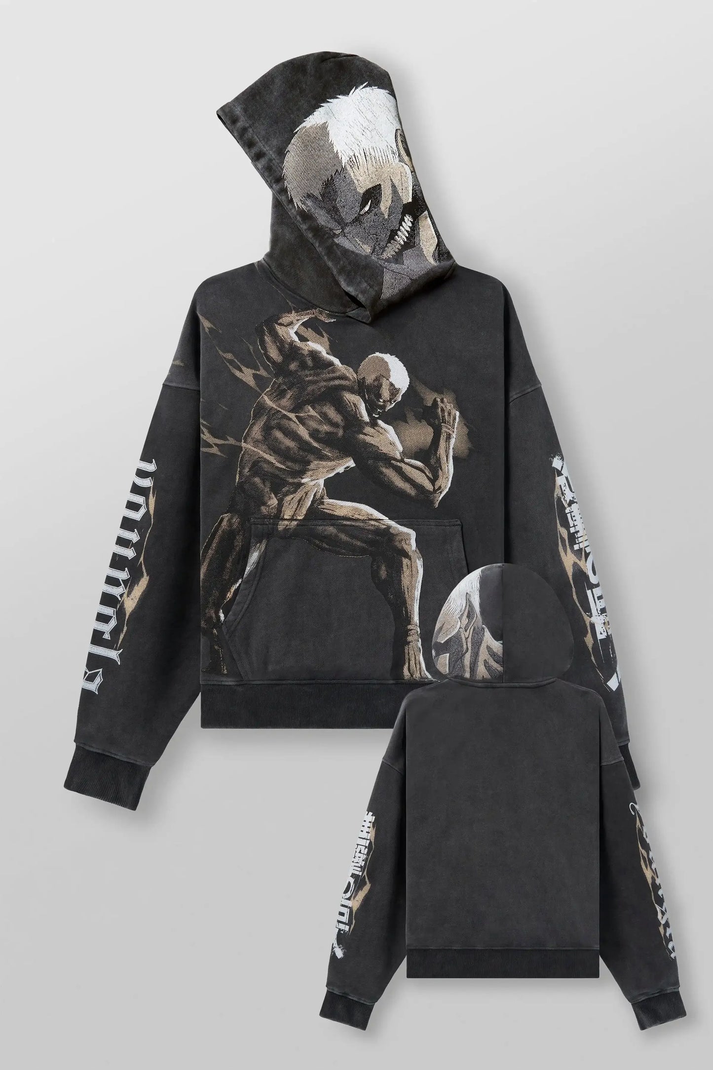 Attack on Titan Graphic Hoodies Men Grunge Streetwear Sweatshirt Tops Oversized Hoodie Gothic 2000s Harajuku Y2k Men Clothing