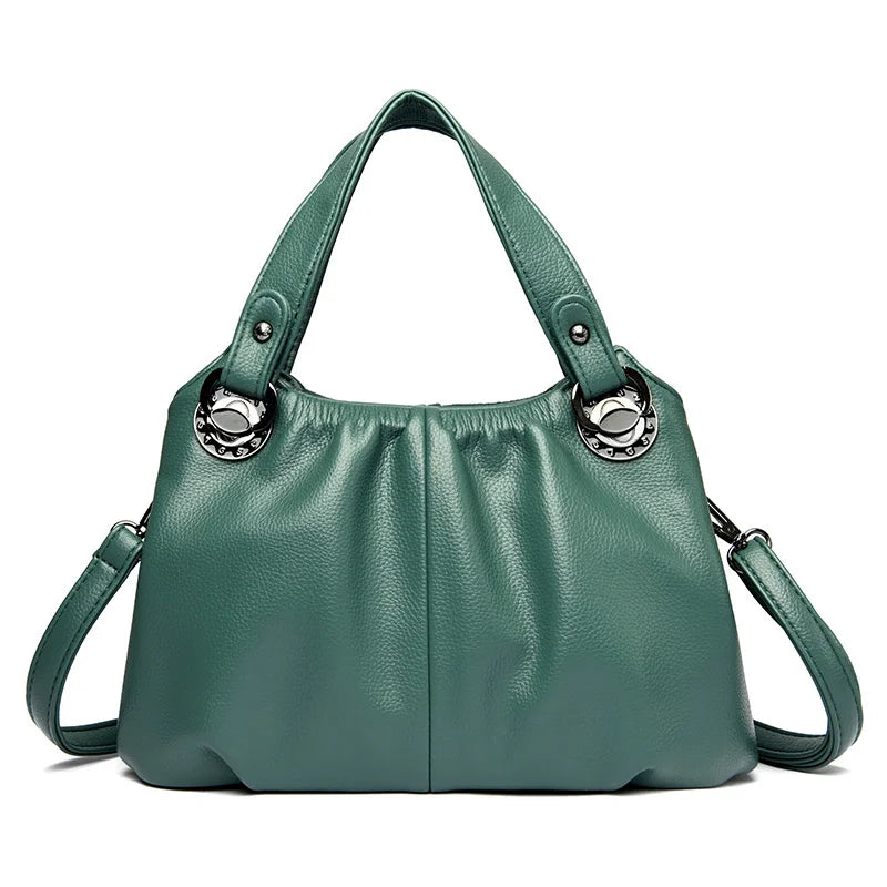 Fashion Lady Crossbody Bag Luxury Genuine Leather  Trend Women Shoulder Bags High Quality Vintage Large Capacity Handbag Bolsos