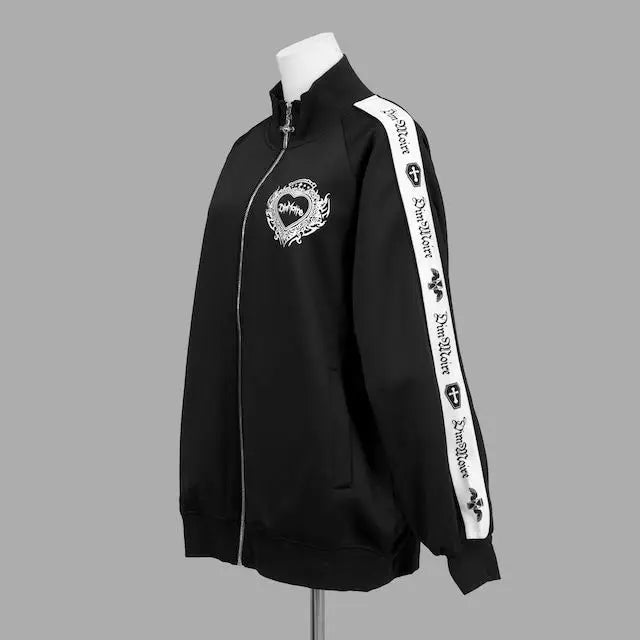 [Olmee] In Stock Jirai Kei Ryousangata Gothic Jacket Coat Outerwear Cosplay Costume Oversized Zipper Bat Cross Halloween Xmas