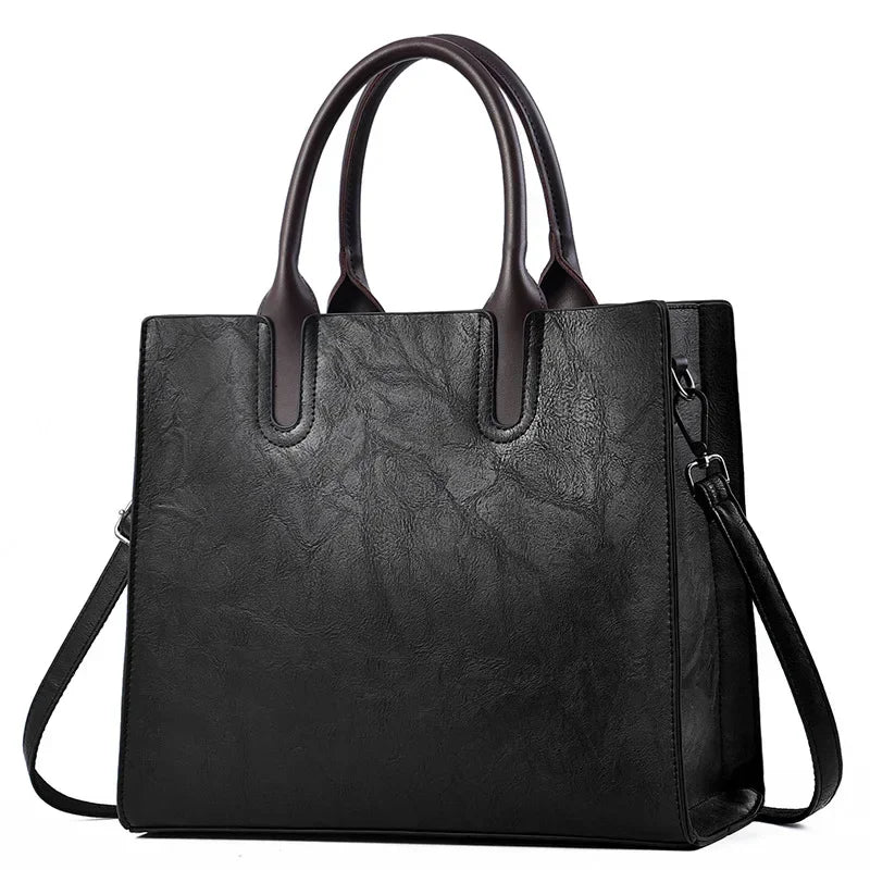 Large Capacity Women's Casual Tote Bag Women Leather Handbags Ladies Square Shoulder Bag Bolsas Femininas Fashion Crossbody Bag