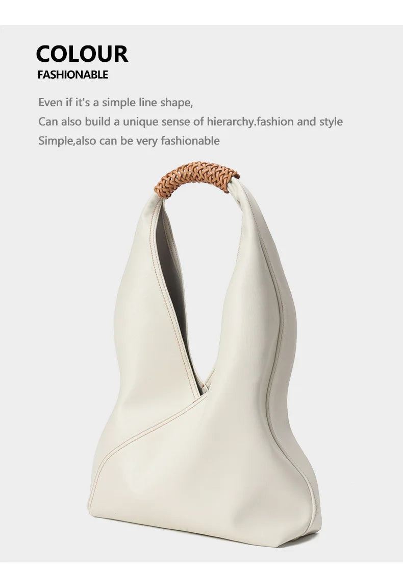 YANATARI Female Genuine Leather Bag Large Capacity Handbags Shoulder Bag Big Tote Bags for Women Shopping Bag Large Luxury Bag