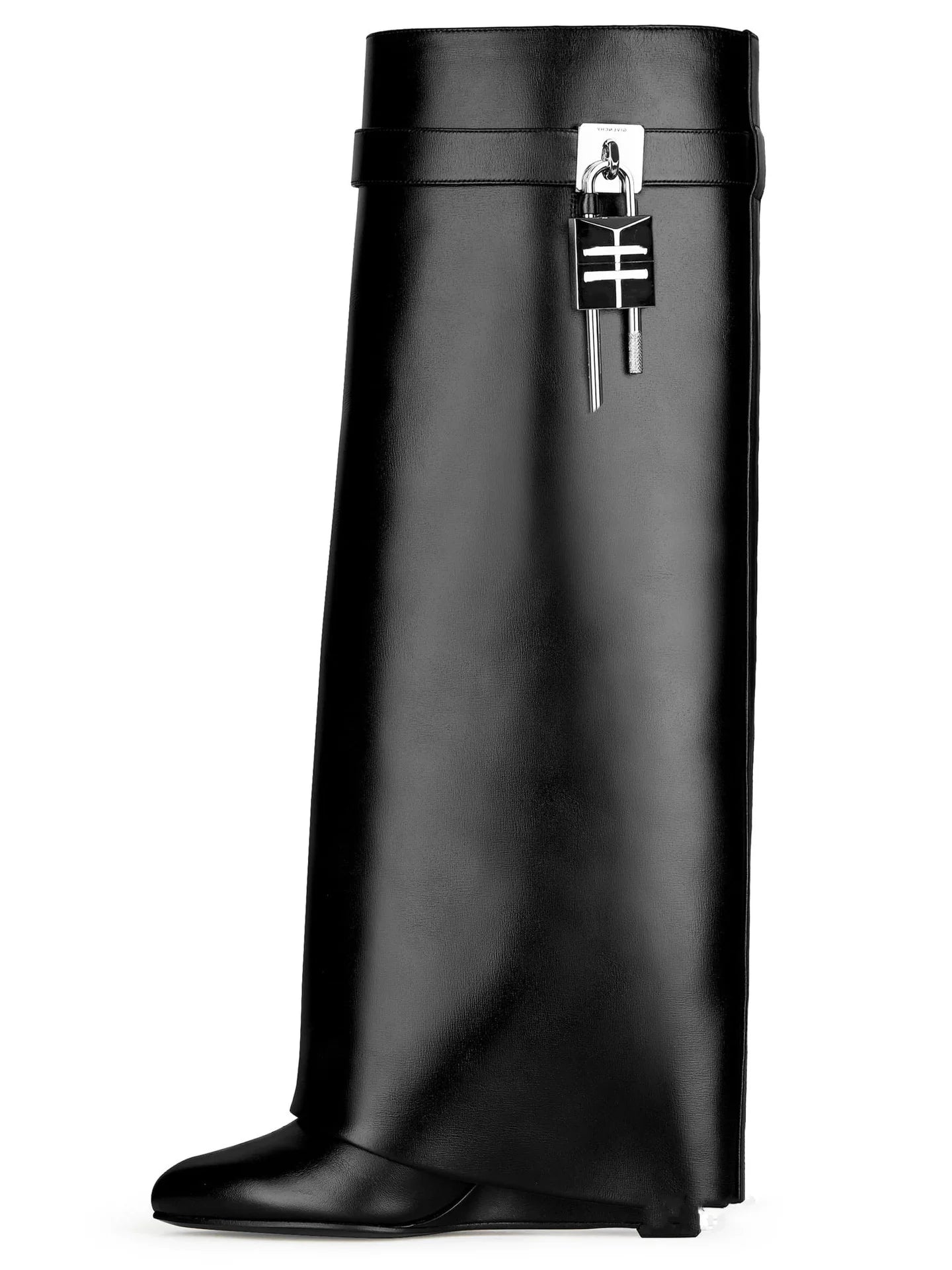 Brand Designer High Top Boots 2026 New Outdoor Office Comfortable Slip-on Women's Knee-high Boots Casual Gothic Motorcycle Boot
