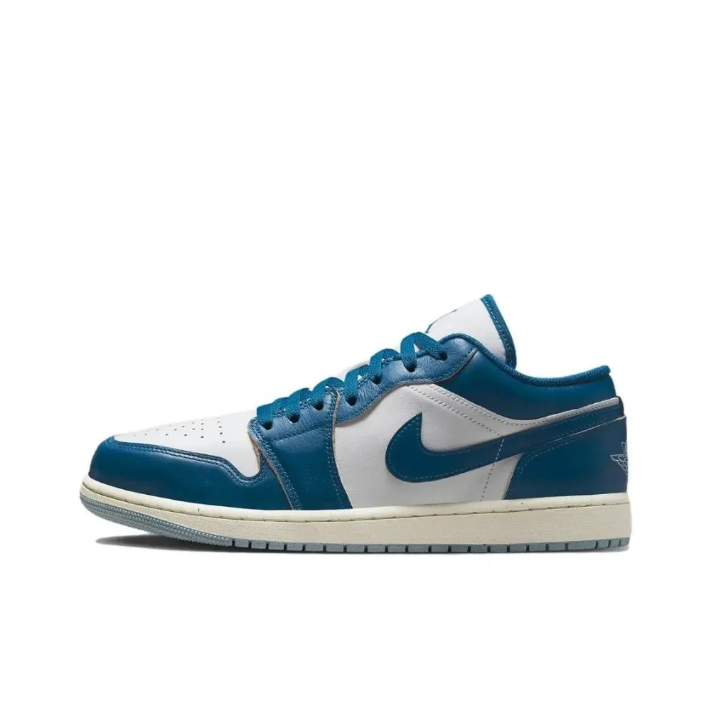 Nike Air Jordan 1 Low Unisex Basketball Shoes, Comfortable Cushioning, Perfect for Sports and Casual Wear 553558-174