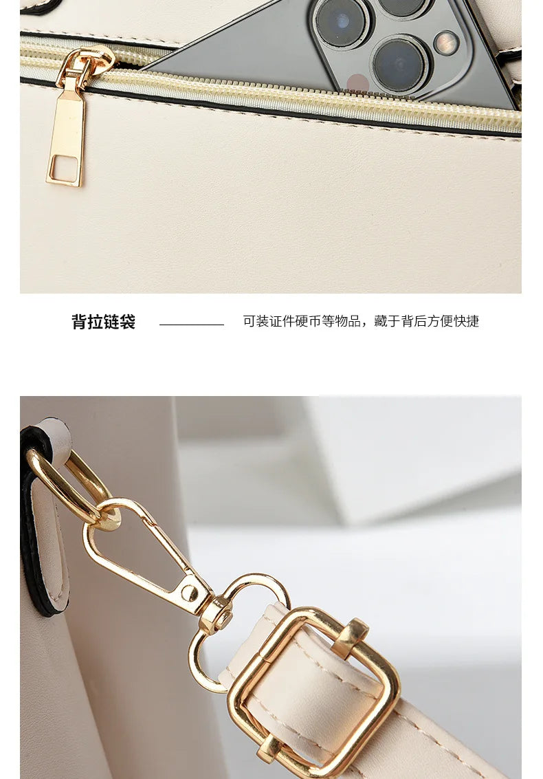 2024 New Women's Embroidered Handbag Versatile Fashion Trend Women's Crossbody Bag Exquisite Large Capacity Female Shoulder Bag