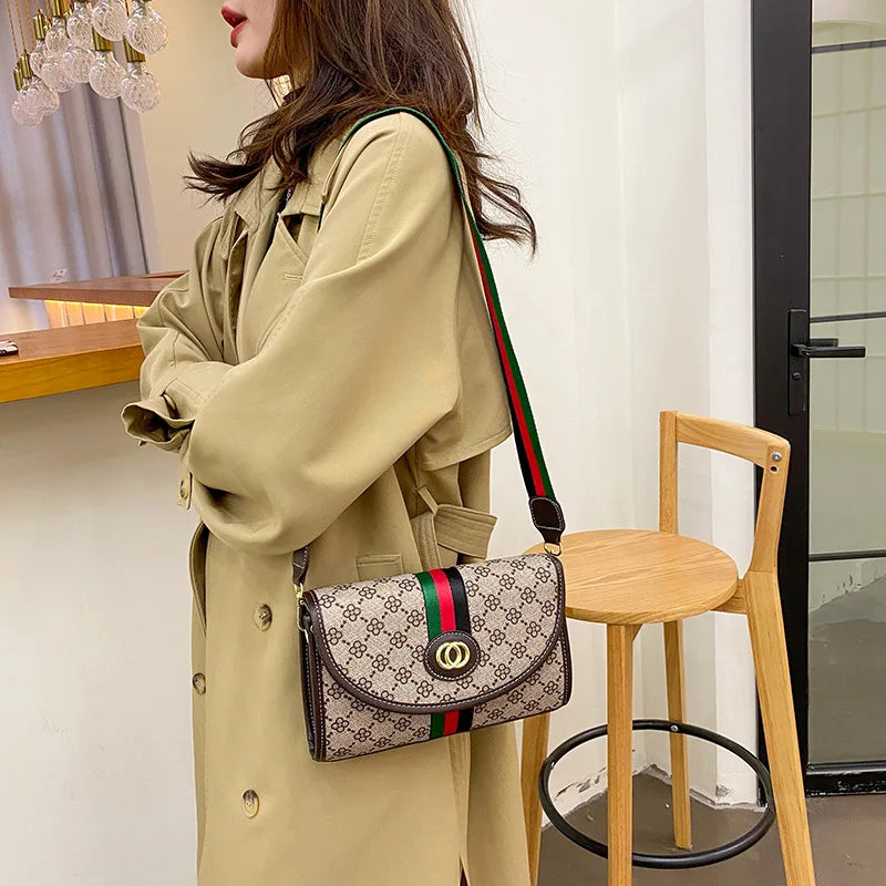 High-End Fashion Women's Envelope Shoulder Messenger Bag Versatile New Style Handbag for All Seasons