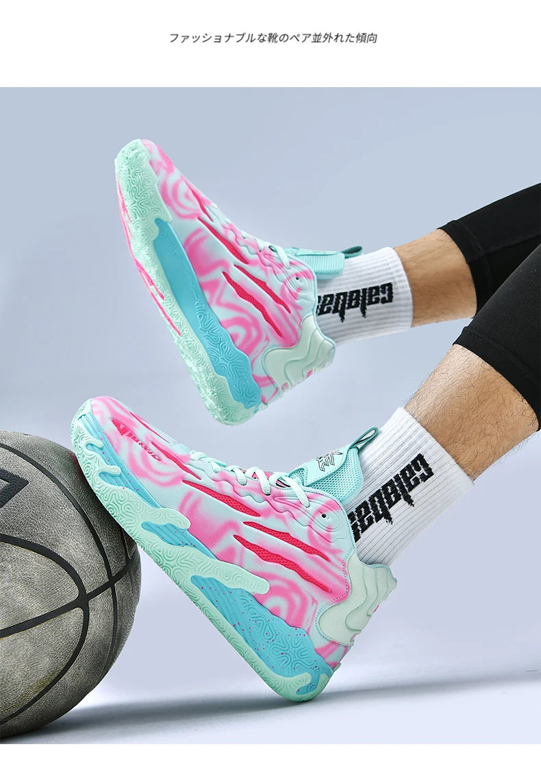 Three Ball Three Generation Lamelo Ball MB.01 Basketball Shoes Men's Actual Combat Cushioned Low-Top Sneakers Cushioned Rebound