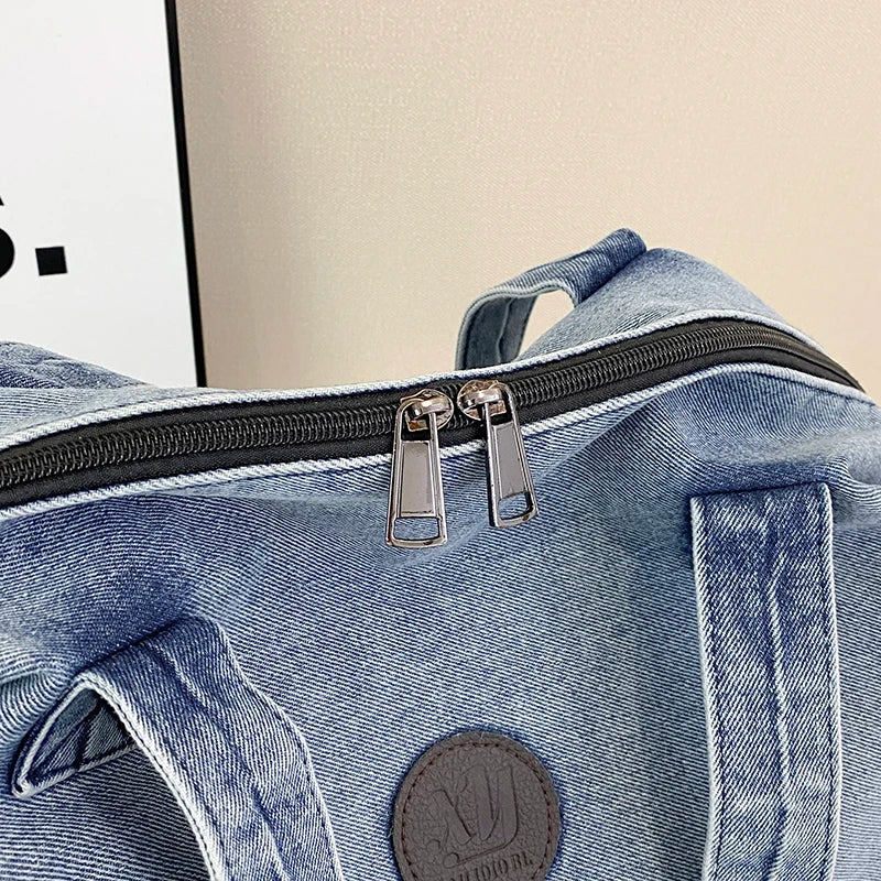Fashion Big Denim Handbag Women Bag Lady Shoulder Messenger Bags Jeans Luxury Female Large Capacity Travel Tote bags