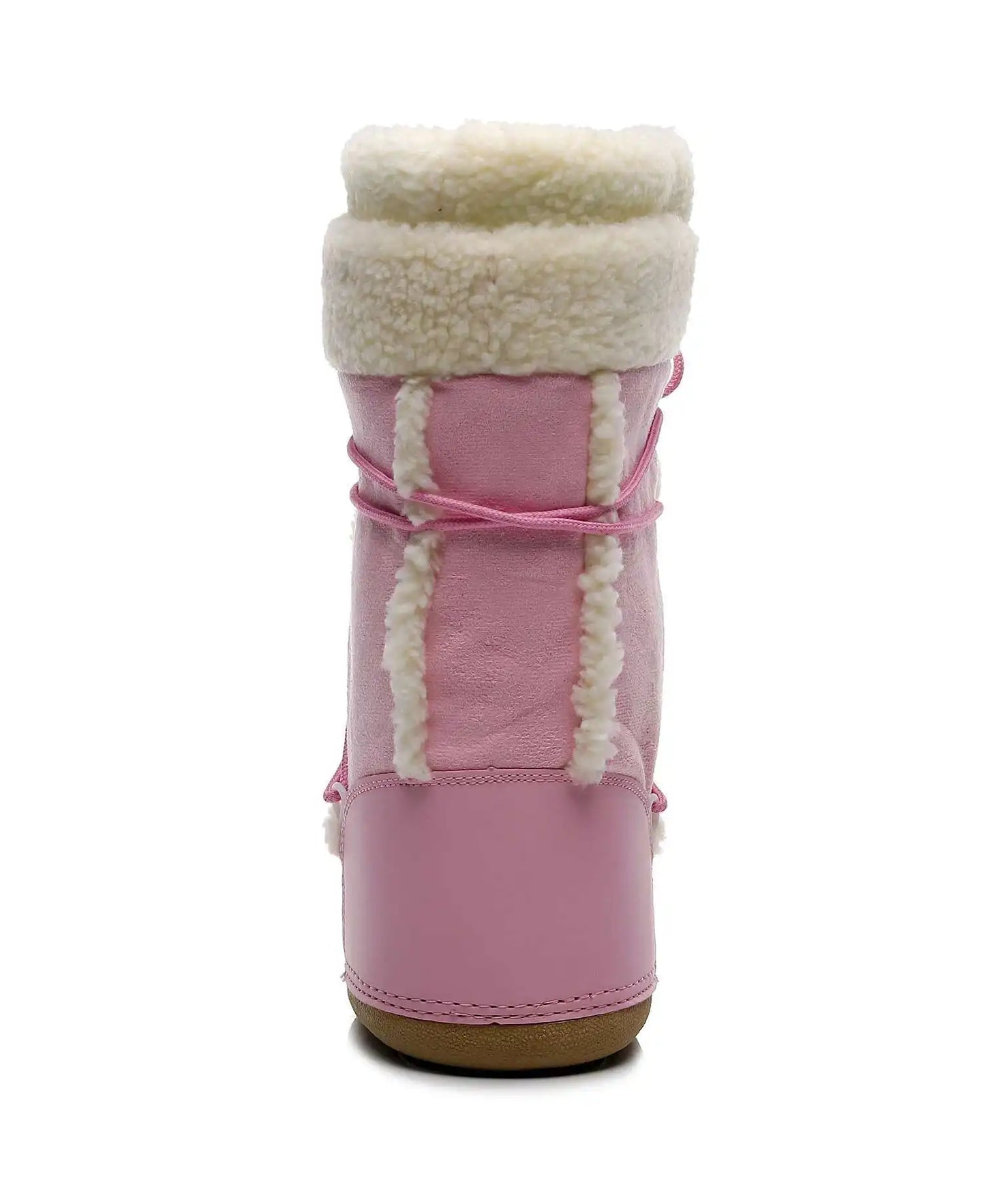 Women's Winter Boots 2026 Women Snow Boots Cold-proof Warm Mid-calf Pink Space Boots Slip-resistant Cotton Woman Winter Shoes