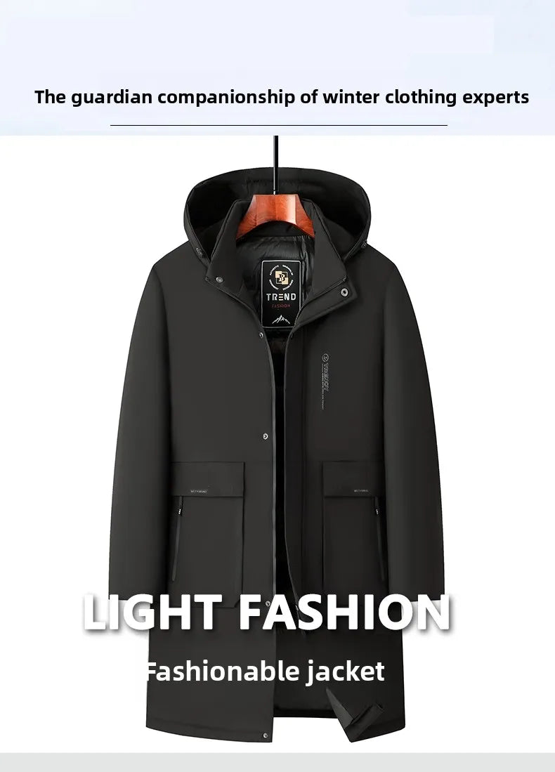 High End Traceless New Brand Business Casual Fashion Men Leather Jacket Faux PU Coats Autumn Winter Men Clothing 2026