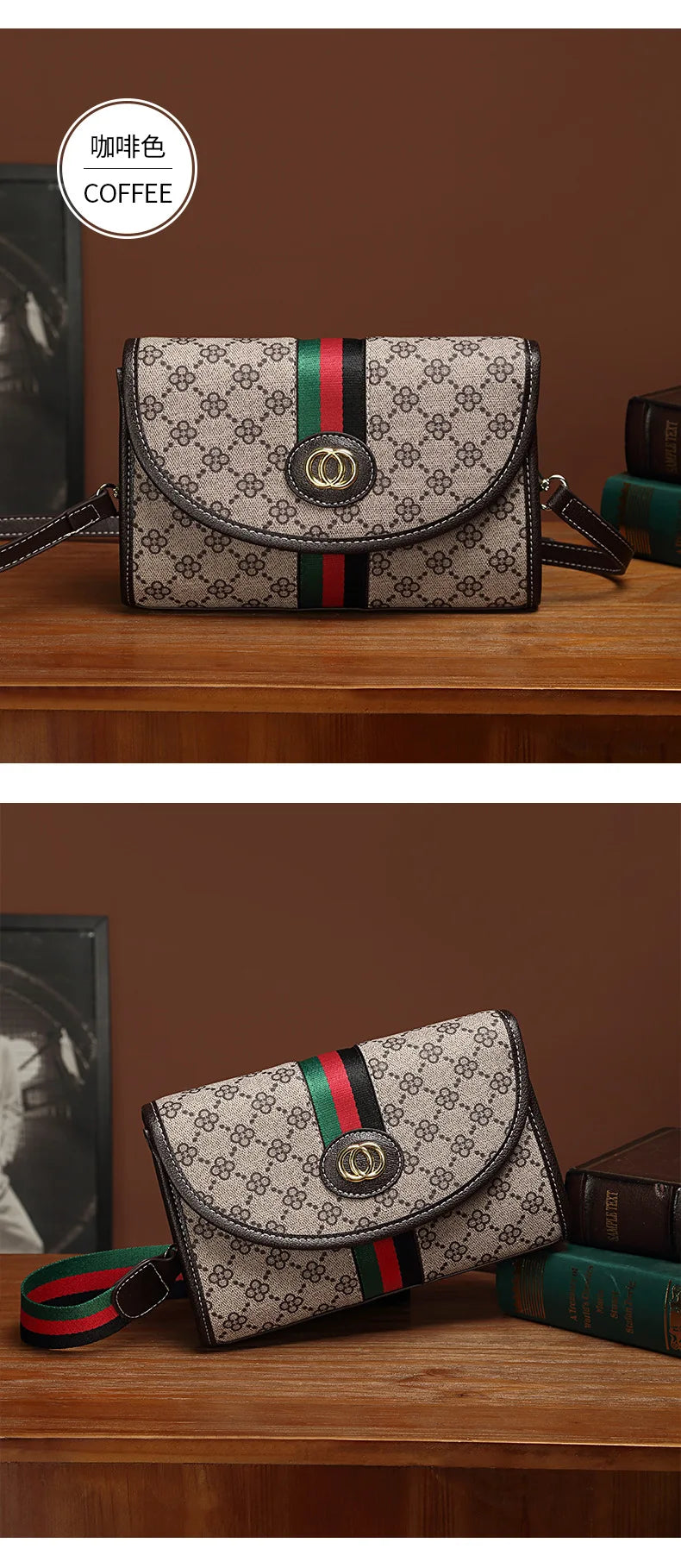 High-End Fashion Women's Envelope Shoulder Messenger Bag Versatile New Style Handbag for All Seasons