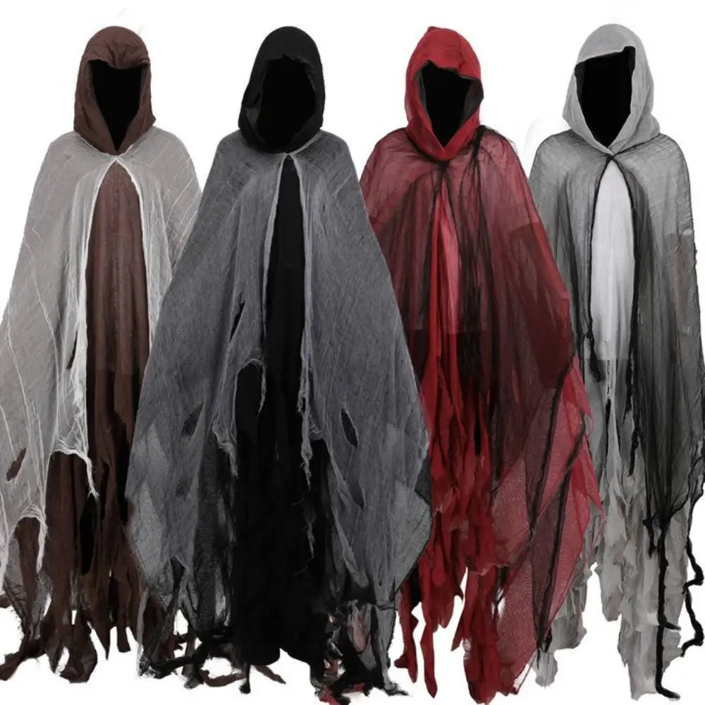 Polyester Halloween Ghost Cloaks Wizard Photo Pros Dementors Cosplay Costume Clothing Props Costumes Outfit