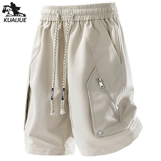 1501 Men's shorts in sizes 6XL, 7XL, 8XL, summer new men's shorts, sport solid color casual pants, five-point fitness sport pant
