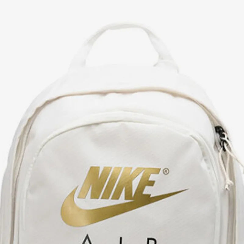 Nike's new men's and women's white gray and white casual classic backpack CK0954-092