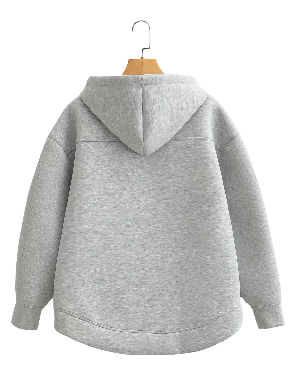 HXAO Women's Hoodie Oversized Zip up Hoodies Women Autumn Winter Long sleeve Outerwears Sweatshirt with zipper Y2k Hoodie Top