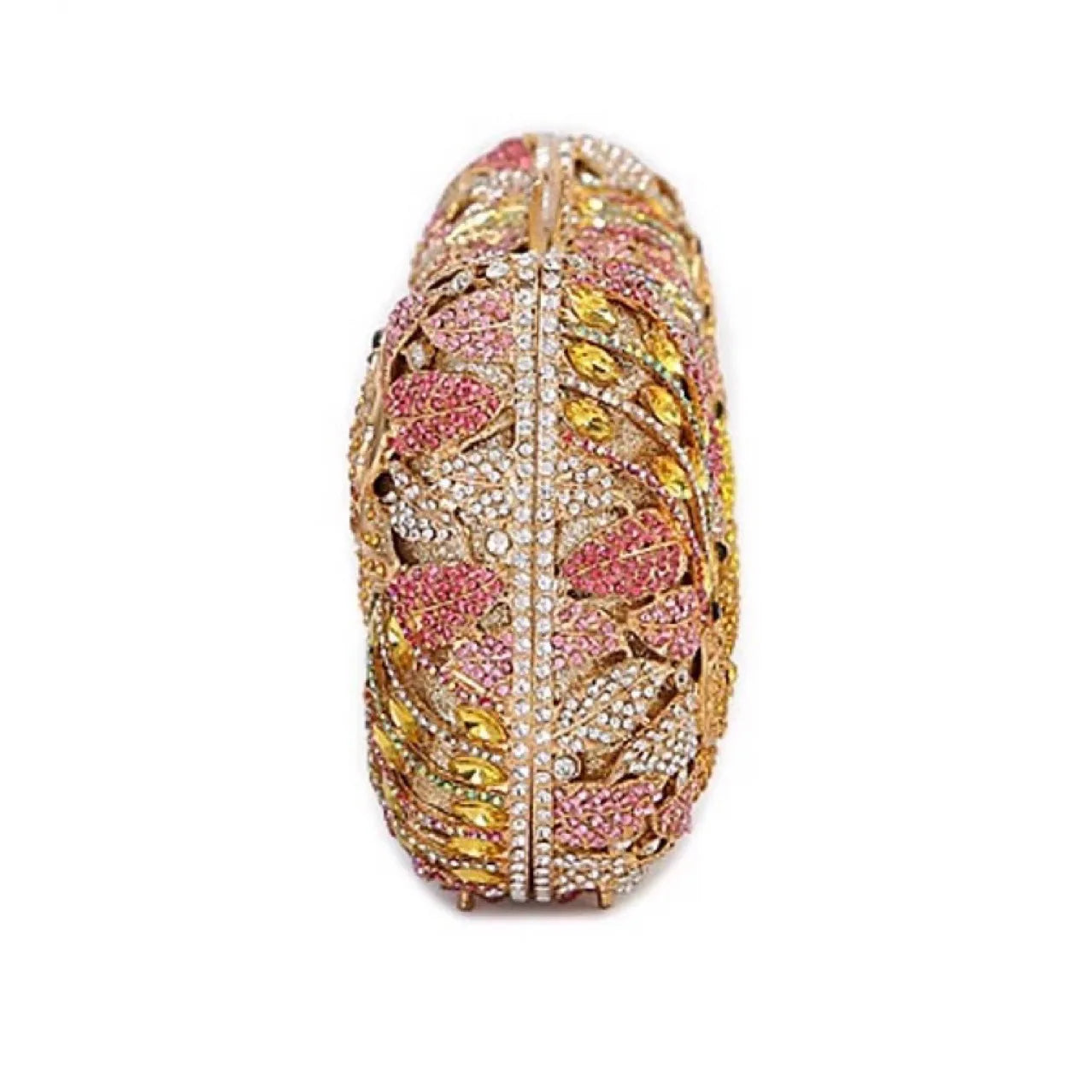 Hollow Out Women Evening Bag Gold Crystal Banquet Handbag Luxury Diamond Clutch Purse Wedding Bride Bags Elegant Dinner Bag
