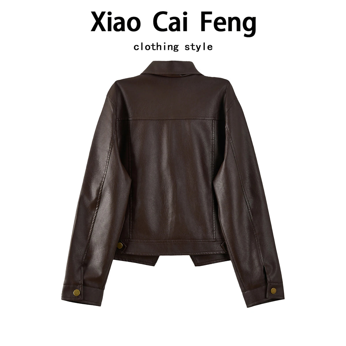 Black Short PU Leather Jacket Women's Casual Style Fashion Cool Wind Autumn New Arrival Coat Casual Jacke Top for Women