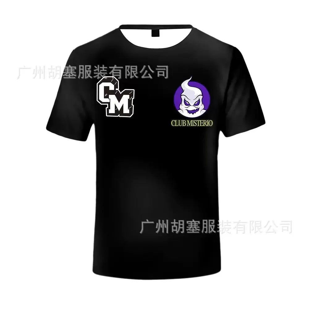 CLUB MISTERIO Baseball Jacket Spanish Podcast Edition autumn winter Men Women Streetwear Halloween hoodies Y2k Sudaderas T-shirt